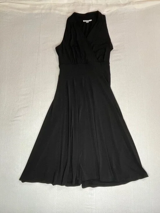 Cleo Black Sleeveless Fit & Flare Dress | Size 4 - Picture 4 of 11
